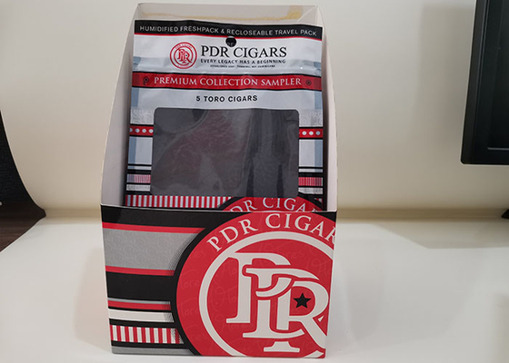 Tas Cigar Humidified Promosi Natal, Tas Kemasan Cerutu Dengan Kotak Display